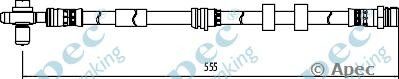 APEC BRAKING hos4135 -  Тормозной шланг